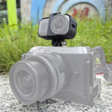 Hot Shoe Mount Bracket, 180 Degree Adjustment Cold Shoe Adapter Camera Mount Compatible with OSMO NANO 4K Thumb Action Camera
