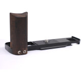 Camera Handgrip for X-E5 Camera, Wooden Side Handle Grip with Cold Shoe, Built-in Quick Release Plate for Gimbal/Tripods/Handheld Photograph