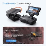 M8/M9 Drone with Screen Control, Aerial Photography, Brushless Dual-Camera Aircraft, Optical Flow, Foldable Remote Control Aircraft