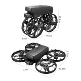 M8/M9 Drone with Screen Control, Aerial Photography, Brushless Dual-Camera Aircraft, Optical Flow, Foldable Remote Control Aircraft