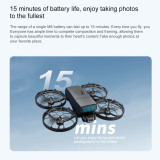 M8/M9 Drone with Screen Control, Aerial Photography, Brushless Dual-Camera Aircraft, Optical Flow, Foldable Remote Control Aircraft