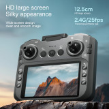 M8/M9 Brushless Drone with Screen Remote Control, Aerial Photography Dual-Camera Aircraft, Optical Flow Obstacle Avoidance Folding Aircraft