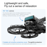 M8/M9 Brushless Drone with Screen Remote Control, Aerial Photography Dual-Camera Aircraft, Optical Flow Obstacle Avoidance Folding Aircraft