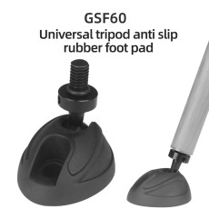 Adjustable Rubber Tripod Feet Pad, Anti-Slip Tripod Foot Spike with 3/8  Screw, Detachable Support Pad for Camera Tripods Replacement Parts