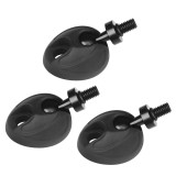 Adjustable Rubber Tripod Feet Pad, Anti-Slip Tripod Foot Spike with 3/8  Screw, Detachable Support Pad for Camera Tripods Replacement Parts