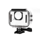 60M Diving Case for Go Ultra, IPX8 Waterproof Case with 2 Card Slots Mount Adapter, High-transparency Camera Protective Housing Shell