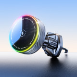 Magnetic Car Phone Holder Mount with 15W Wireless Charging, 360° Rotating Air Vent Cell Phone Stand for All Smartphones & Car Models