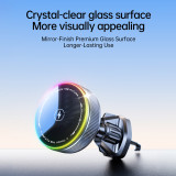 Magnetic Car Phone Holder Mount with 15W Wireless Charging, 360° Rotating Air Vent Cell Phone Stand for All Smartphones & Car Models