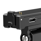 Magnetic Quick Release Mount with NATO Clamp Rail, Aluminum Alloy Base Bracket Holder, Adjustable Camera Mount Adapter for Cameras Cage, Monitor