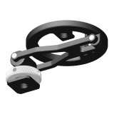 Magnetic Phone Holder, Aluminum 360° Rotation Cell Phone Mount Stand Tripod Mount Adapter SLR Camera Cage Accessories
