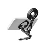 2 in 1 Double-sided Magnetic Phone Holder & Selfie Stick, Aluminum Foldable Cell Phone Stand Desktop Mount Bracket for Mate80/P90/Phone 17/16/15/14 Series