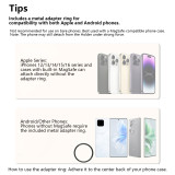 2 in 1 Double-sided Magnetic Phone Holder & Selfie Stick, Aluminum Foldable Cell Phone Stand Desktop Mount Bracket for Mate80/P90/Phone 17/16/15/14 Series