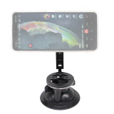 2 in 1 Double-sided Magnetic Phone Holder & Selfie Stick, Aluminum Foldable Cell Phone Stand Desktop Mount Bracket for Mate80/P90/Phone 17/16/15/14 Series