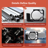 Camera Cage Stabilizer Compatible with EOSR50V for Vertical Video Photograph
