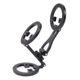 2 in 1 Double-sided Magnetic Phone Holder & Selfie Stick, Aluminum Foldable Cell Phone Stand Desktop Mount Bracket for Mate80/P90/Phone 17/16/15/14 Series