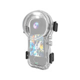 50M Invisible Diving Case, Quick-Release Waterproof Case for OMSO 360/ X4 Air/Go Ultra Camera 
