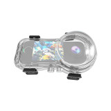 50M Invisible Diving Case, Quick-Release Waterproof Case for OMSO 360/ X4 Air/Go Ultra Camera 