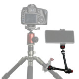 11  Articulating Magic Arm with 1/4  Screw, 360° Camera Mount Extension Arm for Monitor, Flash, LED Light, Microphone, Camera
