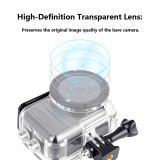 50M Invisible Diving Case, Quick-Release Waterproof Case for OMSO 360/ X4 Air/Go Ultra Camera 