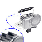 50M Invisible Diving Case, Quick-Release Waterproof Case for OMSO 360/ X4 Air/Go Ultra Camera