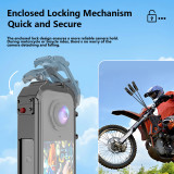 Metal Camera Cage for X4 Air, Anti-Scratch Protective Frame with Magnetic Base, Cold Shoe for Light Microphone Accessories