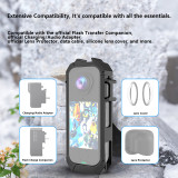 Metal Camera Cage for X4 Air, Anti-Scratch Protective Frame with Magnetic Base, Cold Shoe for Light Microphone Accessories