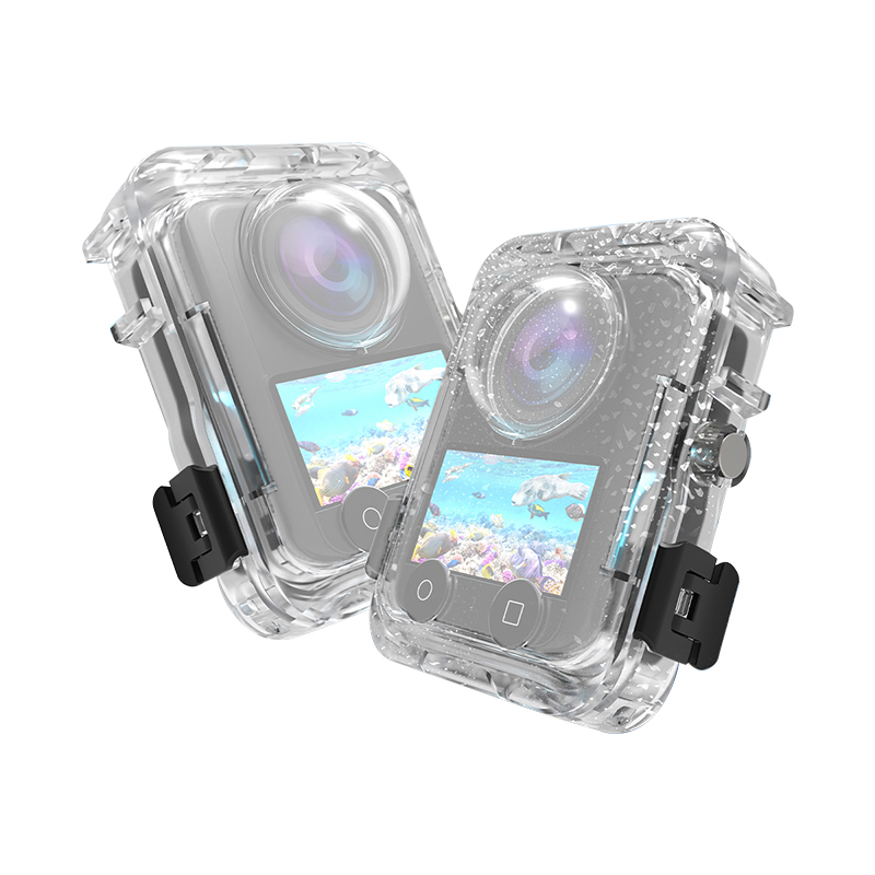 50M Invisible Diving Case, Quick-Release Waterproof Case for OMSO 360/ X4 Air/Go Ultra Camera