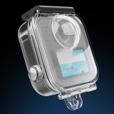 Diving Case for Action 6/Max 2 Camera, Waterproof Cases with Cold Shoe Mount Adapter, High-transparency Camera Protective Housing Shell