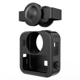 Camera Silicone Protective Case, Camera Lens Guard Protector for Max2, Anti-Scratch Cover Action Camera Accessories