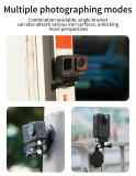 Hidden Chest Mount Harness, Magnetic Neck Brace Strap Belt, 40-80cm Adjustable Camera Holder for Go Ultra/Hero Action Camera Accessories