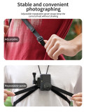 Hidden Chest Mount Harness, Magnetic Neck Brace Strap Belt, 40-80cm Adjustable Camera Holder for Go Ultra/Hero Action Camera Accessories