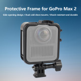 Metal Camera Cage for X4 Air, Anti-Scratch Protective Frame with Magnetic Base, Cold Shoe for Light Microphone Accessories