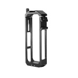 Camera Cage for Action 5 Pro/4/3 & X5, Aluminum Protective Case Frame with 1/4'' Screw Hole, Magnetic Quick Release Base & Cold Shoe Mount