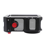 Metal Camera Cage for Go Ultra Pocket, Anti-Scratch Street Photography Protective Cage Frame with Cold Shoe, Handle