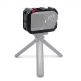 Metal Camera Cage for Go Ultra Pocket, Anti-Scratch Street Photography Protective Cage Frame with Cold Shoe, Handle