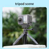 Magnetic Quick-Release Mount Adaper, Aluminum Horizontal and Vertical Photograph Bracket with Charging Contacts for Osmo 360 Cameras