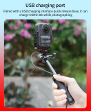 Magnetic Quick-Release Mount Adaper, Aluminum Horizontal and Vertical Photograph Bracket with Charging Contacts for Osmo 360 Cameras