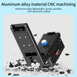 Magnetic Quick-Release Mount Adaper, Aluminum Horizontal and Vertical Photograph Bracket with Charging Contacts for Osmo 360 Cameras
