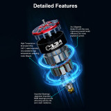 Axisflying C134 6000KV Brushless Motor for FPV 2-inch to 3-inch Racing Cinewhoop Drones Qadcopter (C134-6000KV)