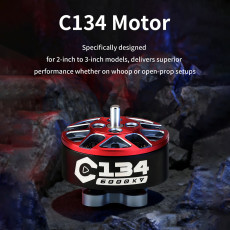 Axisflying C134 6000KV Brushless Motor for FPV 2-inch to 3-inch Racing Cinewhoop Drones Qadcopter (C134-6000KV)