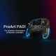 Color Screen H7 Remote Control, FS-PA01 Left-Hand Small Handle for Racing Drone, Black