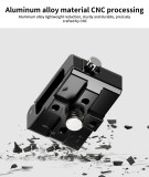 Aluminum Cable Clamp, Quick Release Wire Clip Plate Locker, Universal Camera HDMI Data Cable Fixer for Cage Protective Frames with 1/4  Screw Holes