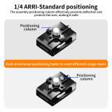Aluminum Cable Clamp, Quick Release Wire Clip Plate Locker, Universal Camera HDMI Data Cable Fixer for Cage Protective Frames with 1/4  Screw Holes