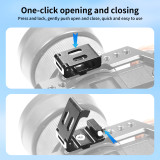 Aluminum Cable Clamp, Quick Release Wire Clip Plate Locker, Universal Camera HDMI Data Cable Fixer for Cage Protective Frames with 1/4  Screw Holes
