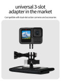 Camera Clip for Pocket 4, Quick Release Camera Backpack Clip, Instant Mounting & Hands-Free Cameras Strap Mount Arm Sleeves, Adjustment Photograph Angles
