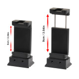 Stabilizer Phone Clip with Cold Shoe, Metal Gimbal Phone Holder Bracket Compatible with RSC2/RS3/RS4/pro/mini