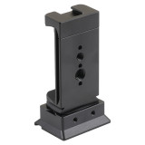 Stabilizer Phone Clip with Cold Shoe, Metal Gimbal Phone Holder Bracket Compatible with RSC2/RS3/RS4/pro/mini