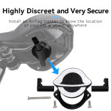 Bike Mount Compatible with Airtag, Hidden Bicycle Seatpost Mount, Anti-Theft GPS Tracker Bike Reflector Holder Tailight for Mountain Bikes, Electric Bicycle