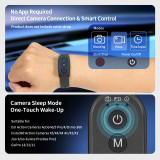 Camera Remote Controller, Cameras Remote Shutter Compatible with X5/X4/X4AIR/X3/ACE Series & Mobile Phones for Photo, Video, Time-lapse Mode