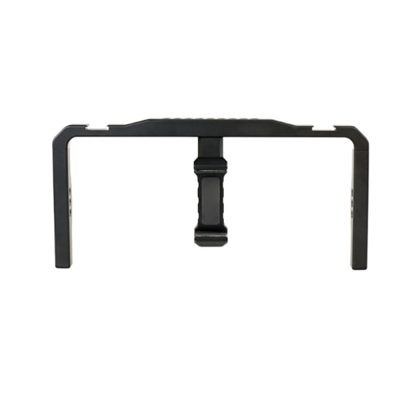 Phone Cage, Dual Handgrip Smartphone Video Rig, Hand Girp Stabilizer Filmmaking with 2 Cold Shoe Mount/Dual Grips for Creators Vlogging